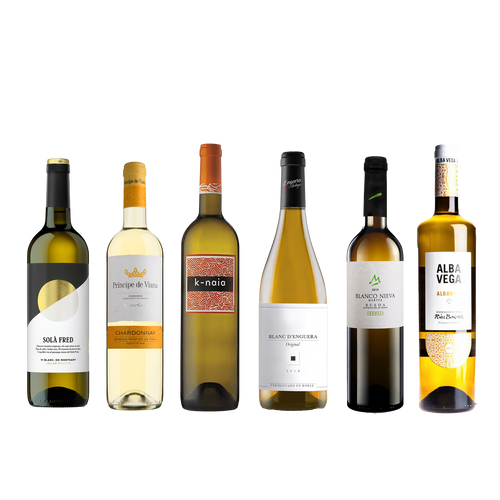 Proefpakket met betaalbare witte wijnen uit Spanje