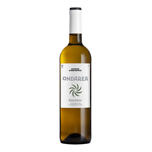 Ondarea 2018 - Houtgelagerde witte wijn uit Bilbao, Spanje - 100% hondarrabi zuri - Doniene Gorrondona