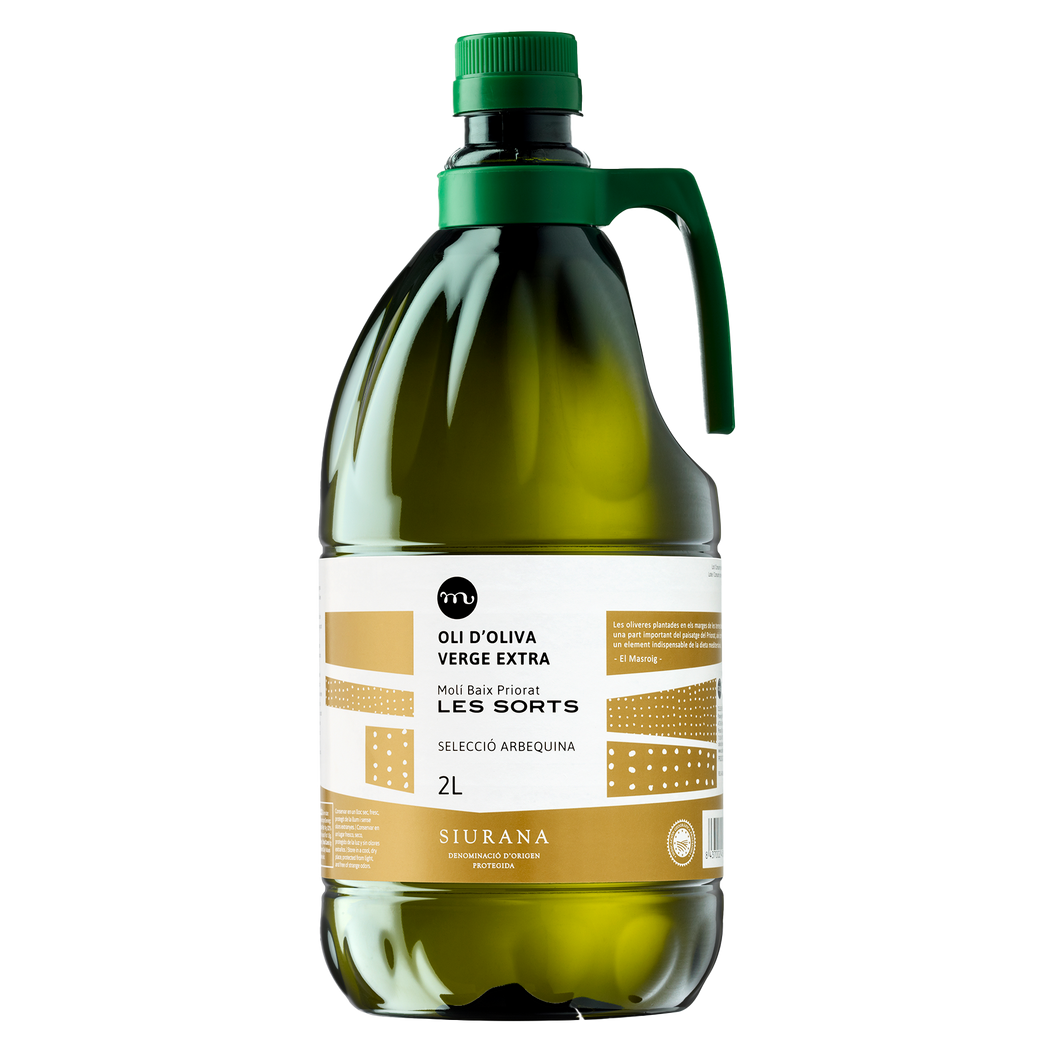 Les Sorts olijfolie Extra Verge 2L - Arbequina olijfolie uit Montsant, Catalonië - 2 liter