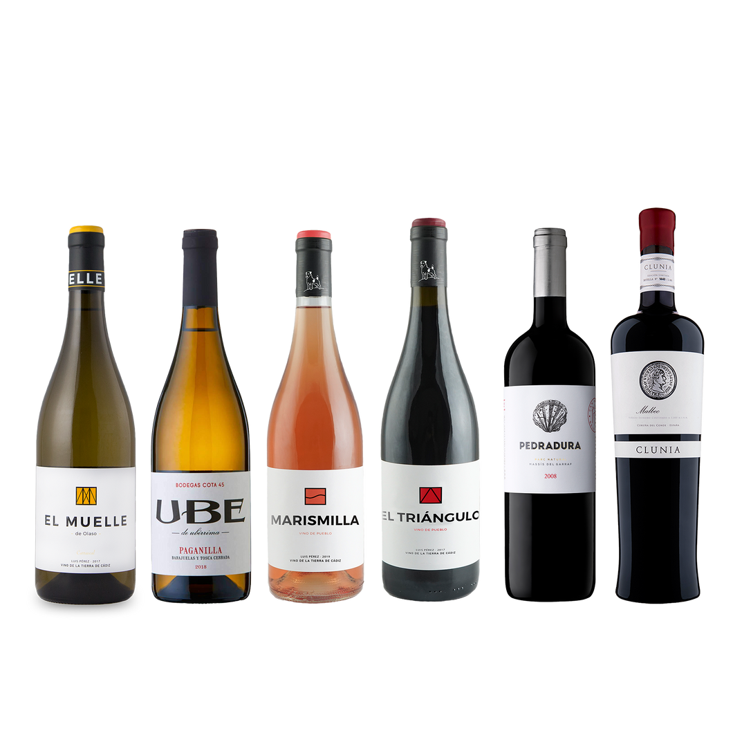 Proefpakket Spaanse wijnen - onbekende en lokale druiven en wijnstijlen